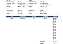 travel quotation template