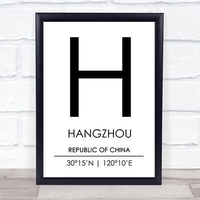 Hangzhou Republic Of China Coordinates World City Travel ...