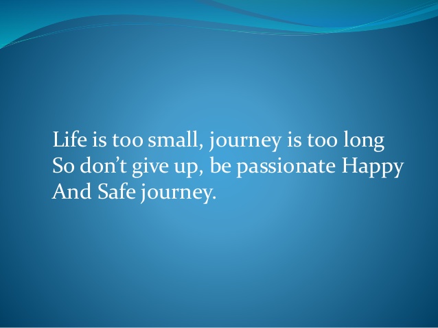 Happy journey whats app status messages quotes